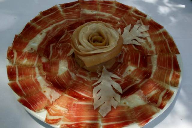 Plato de jamón