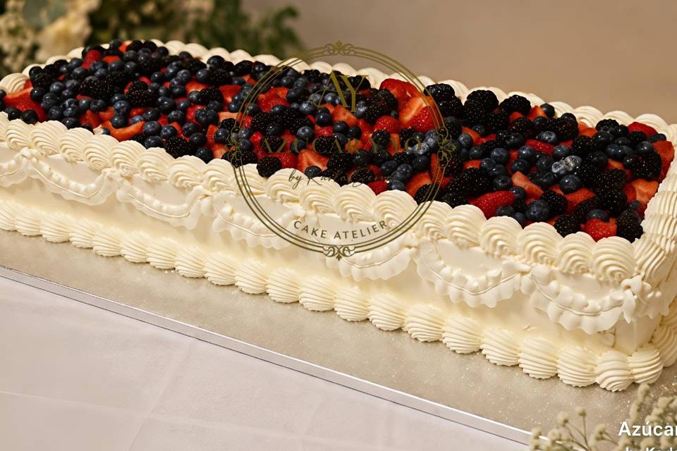 Tarta rectangular Red pasión