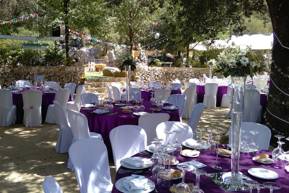 Banquete al aire libre