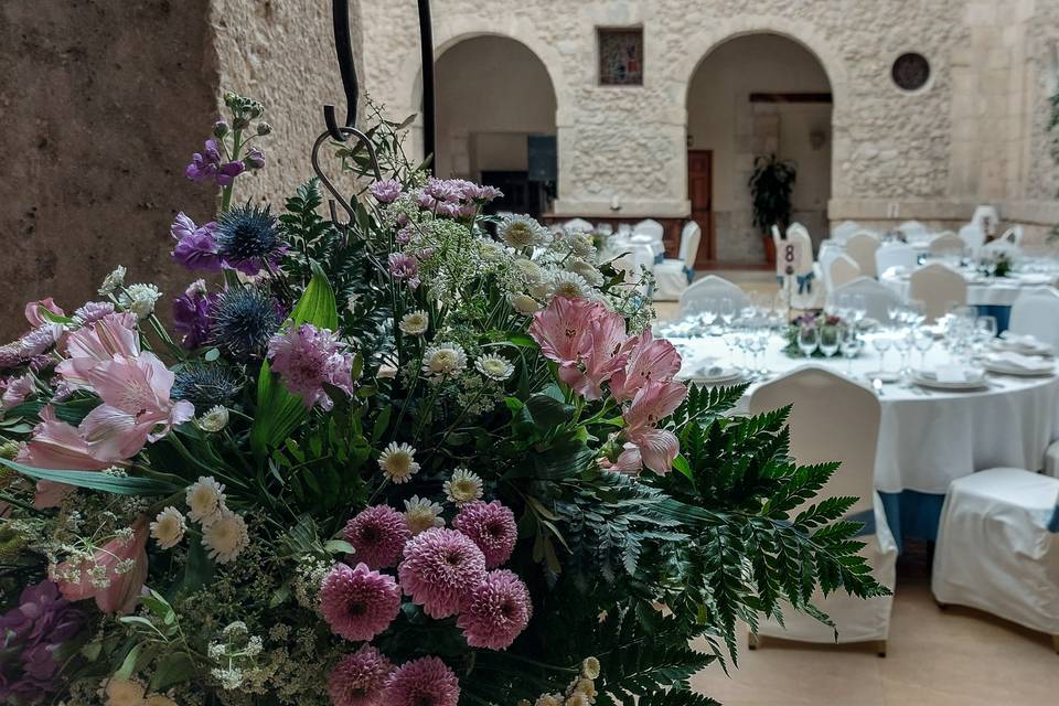 Montaje boda claustro