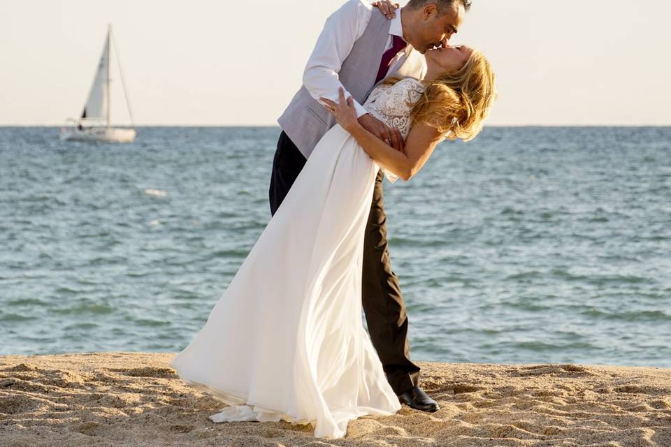 Fotos postboda en la playa