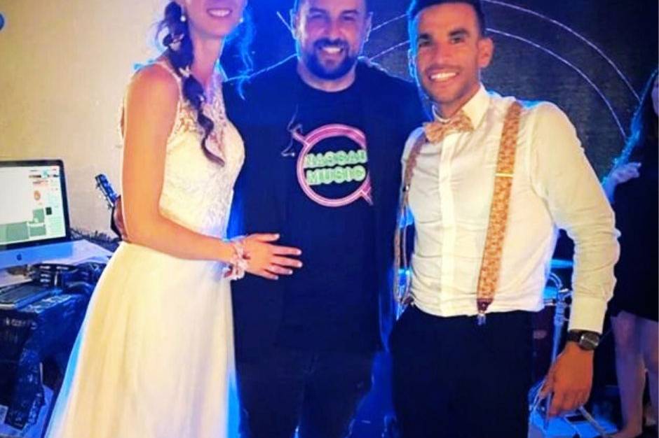 Con los novios