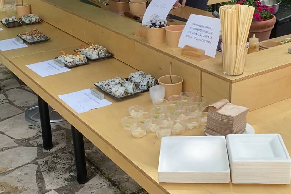 Corner de sushi