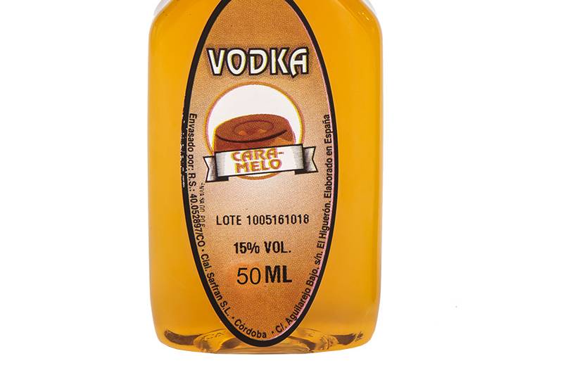 Vodka de 5cl. petaca