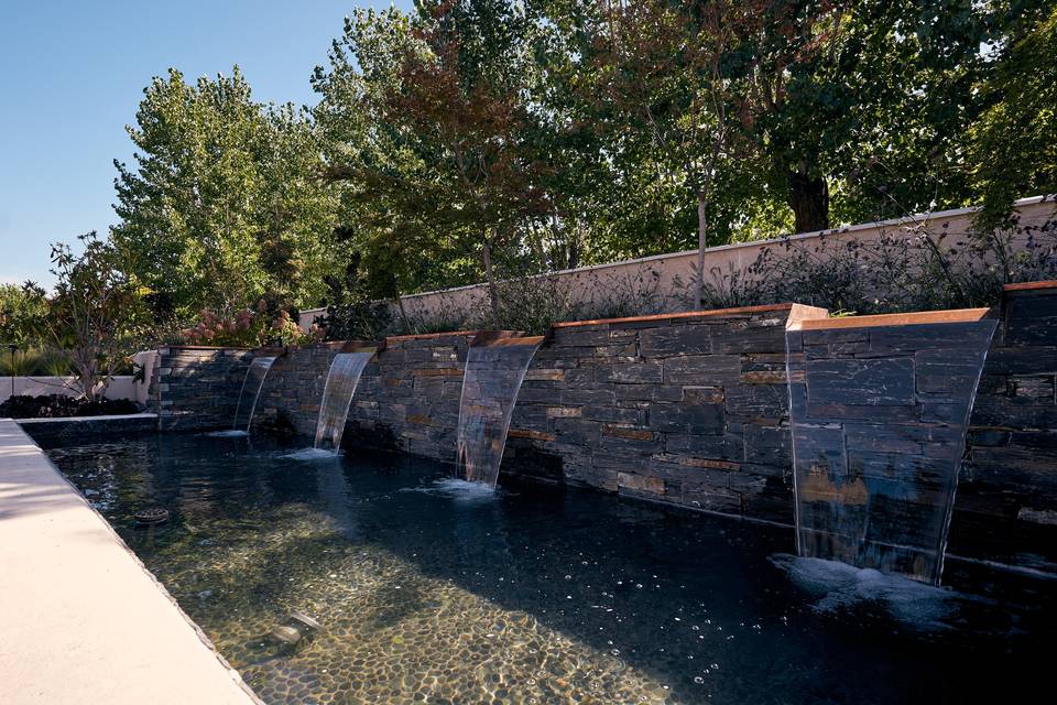 Fuente jardín Agua