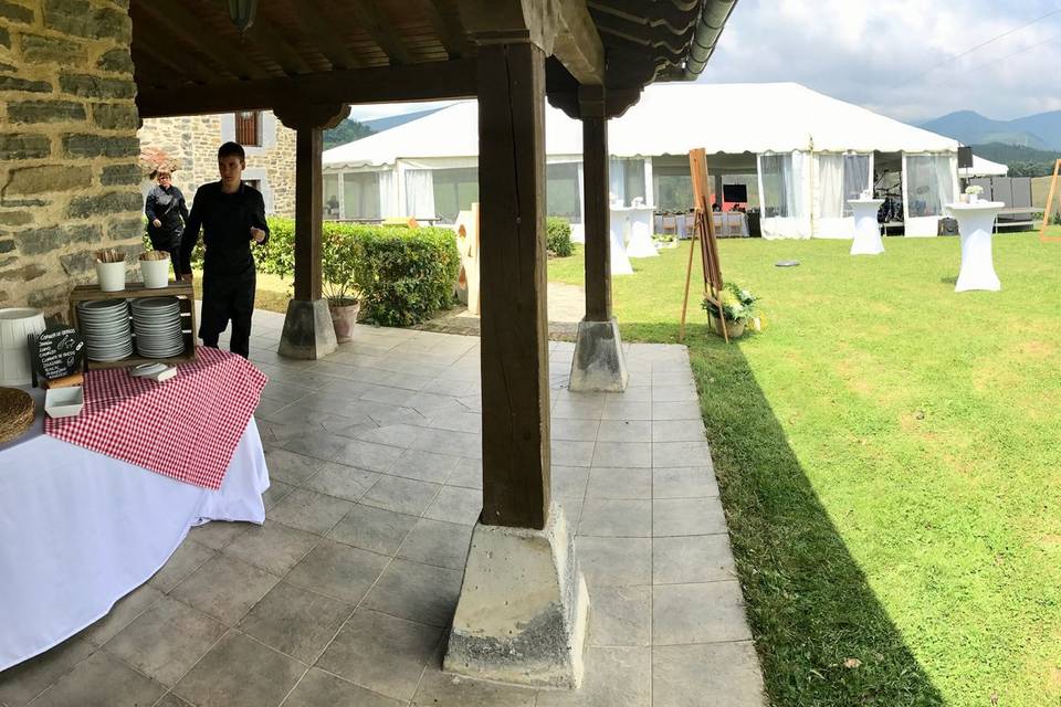 Boda cóctel con barbacoa