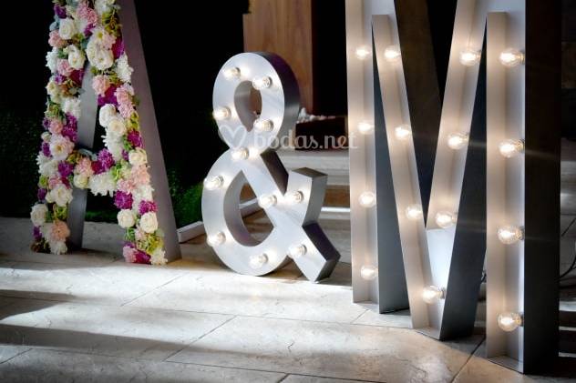 Letras florales