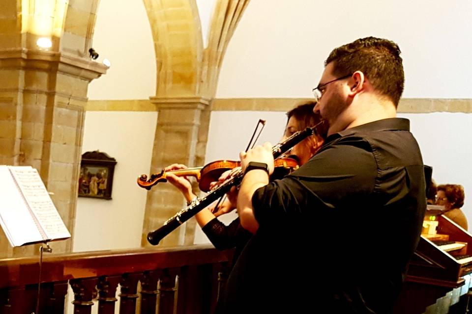 Trío de oboe, violín y órgano