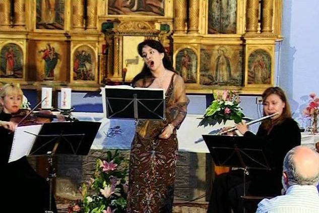 Soprano, violín y órgano