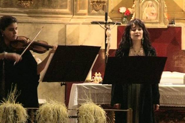 Soprano, violín y órgano