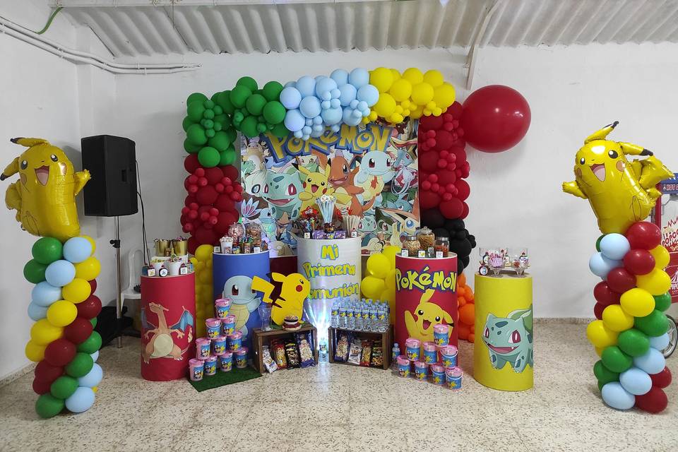 Mesa de chuches personalizadas