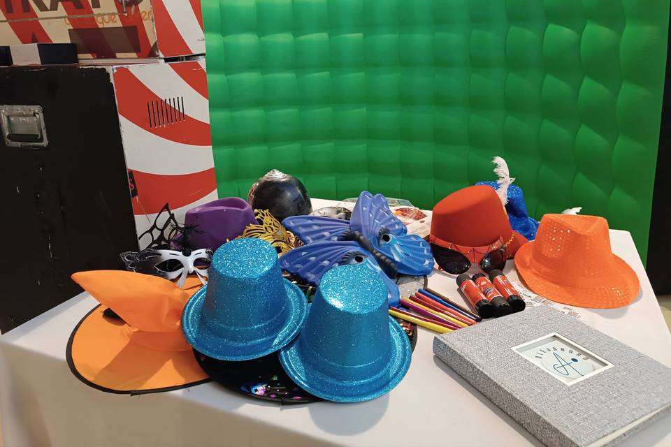 Álbum, atrezzo y croma