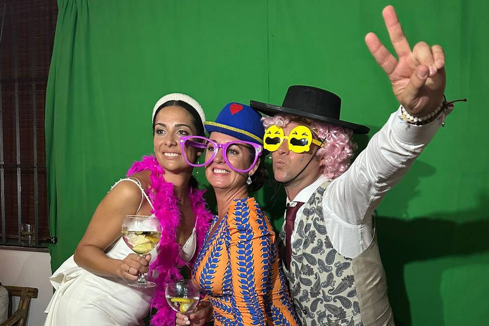 Amigos con la novia