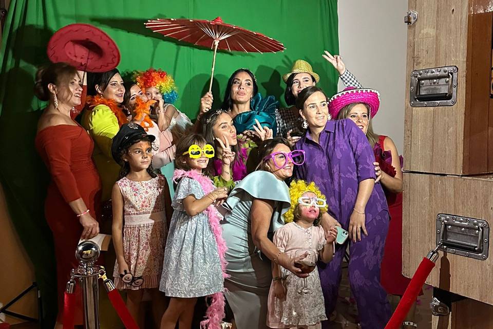 Grupo grande posando