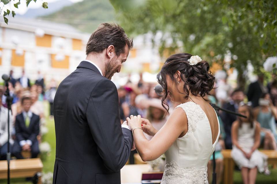 Instalación para boda religios