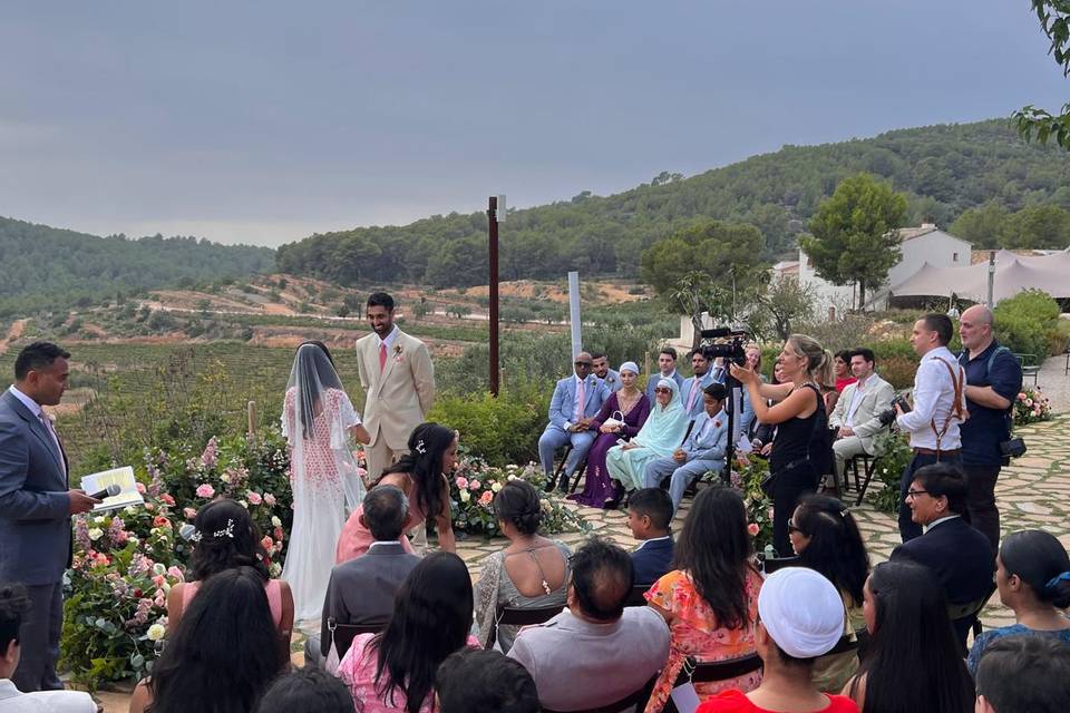 Boda Indú Masia Cabellut