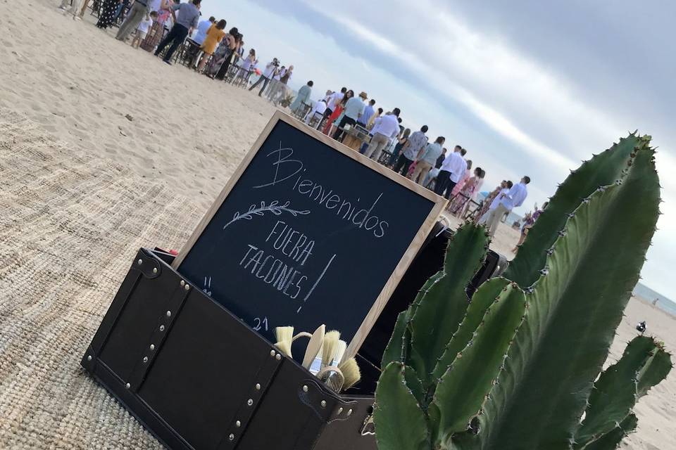 Decoracion boda en la playa