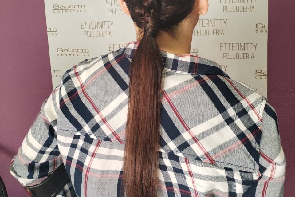 Trenza con coleta
