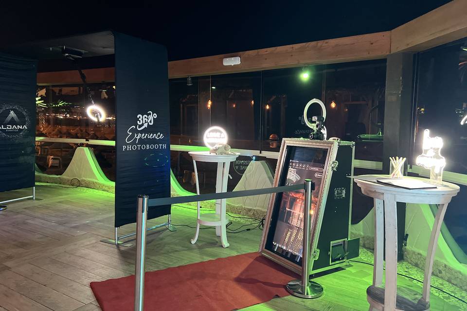 360 aéreo, magic mirror, audio