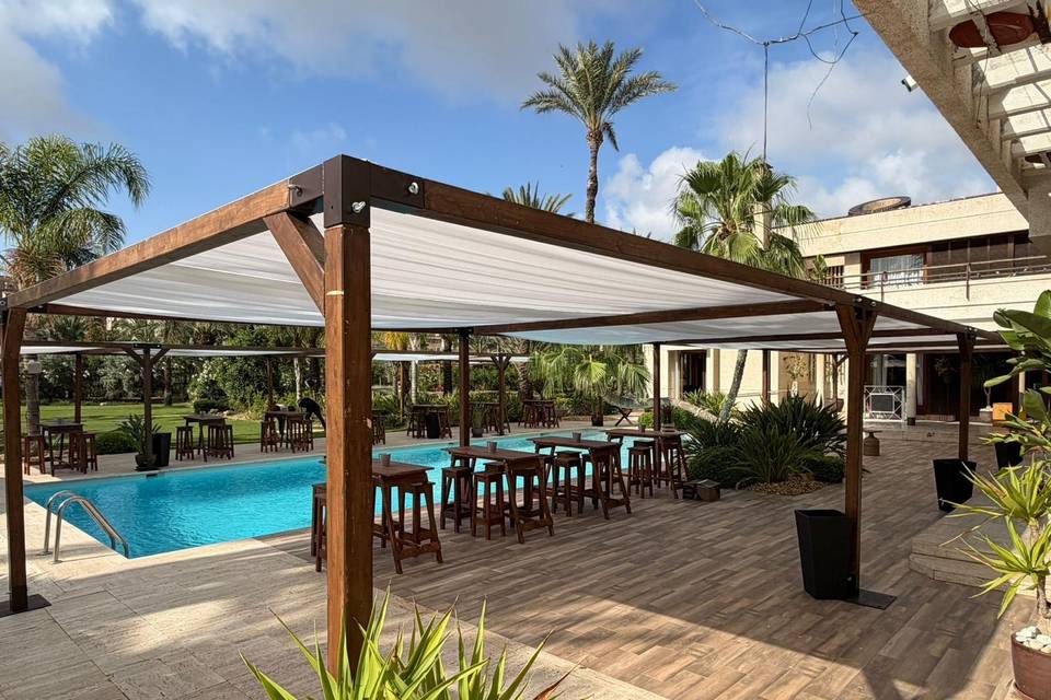 Pérgola de madera