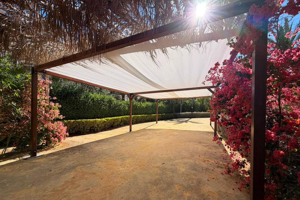 Pérgola de madera