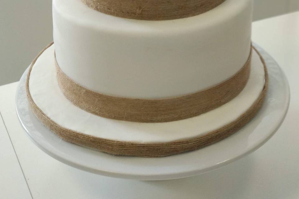 Tarta de boda tipo pizarra