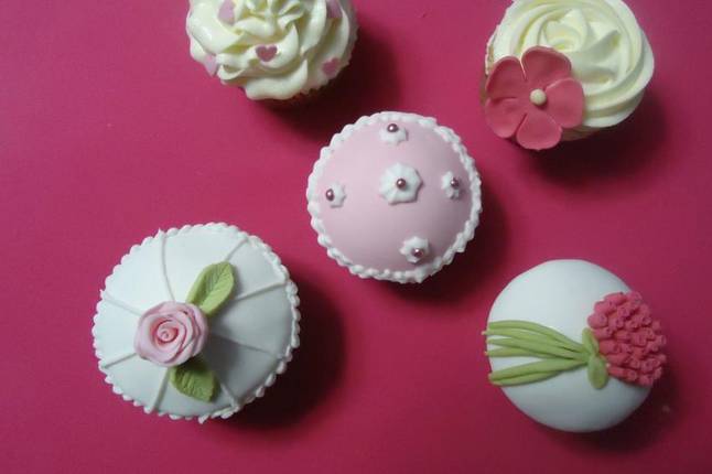 Cupcakes con varios dibujos