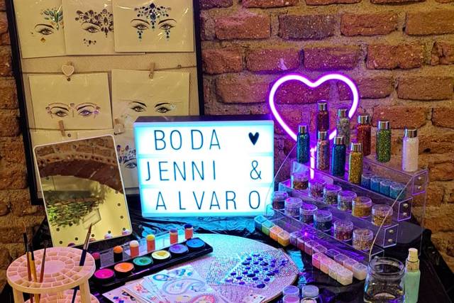 Mesa decorada