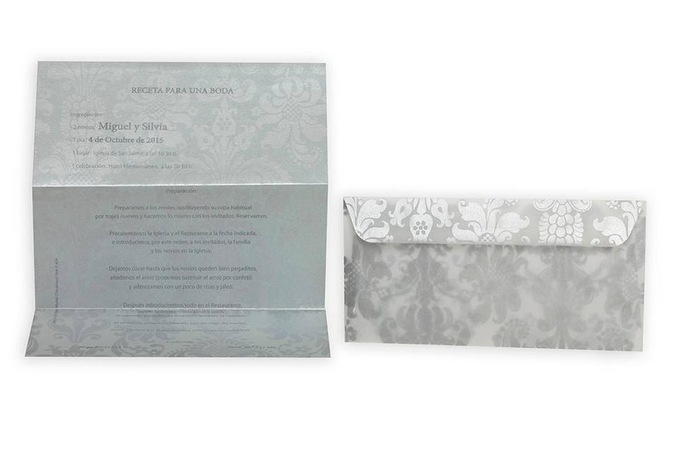 Invitación boda