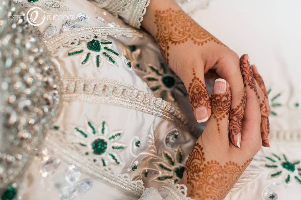 Preparación de novia musulmana