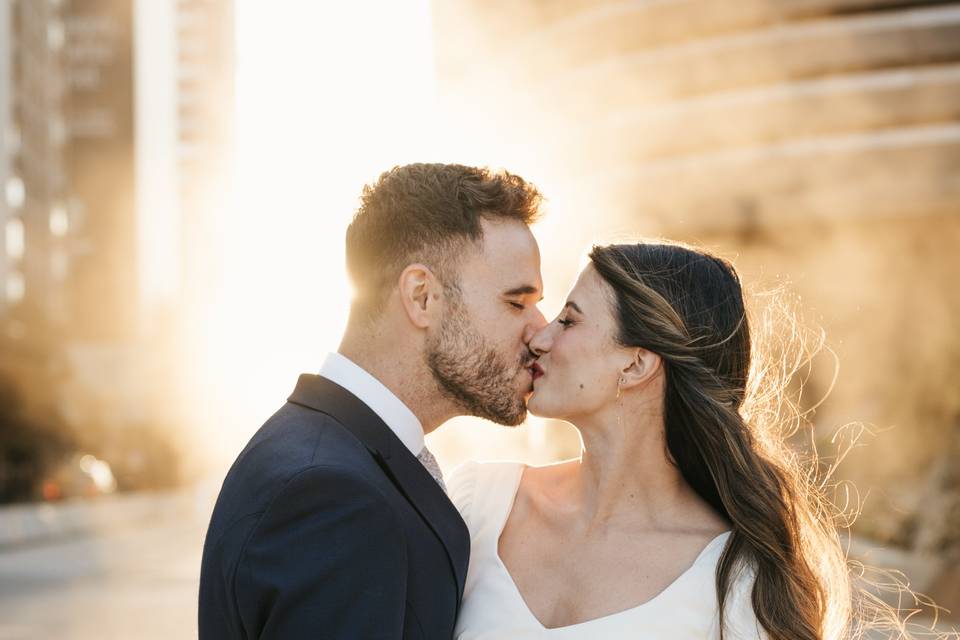 FOTOS POSTBODA ATARDECER