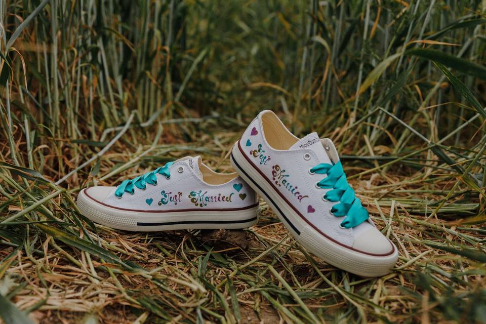 Zapatillas personalizadas boda