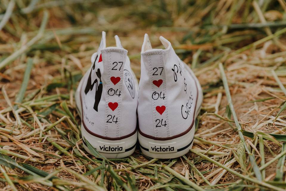 Bambas novia personalizadas