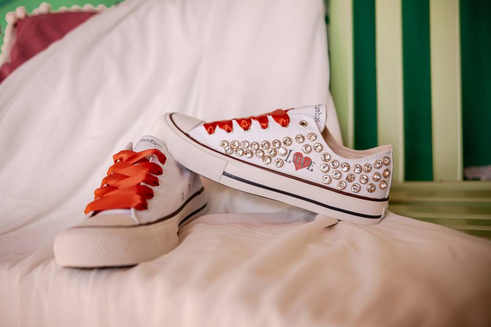 Zapatillas personalizadas boda