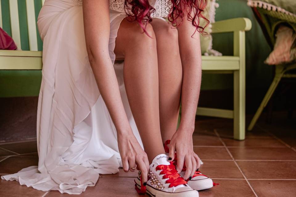 Zapatillas novia
