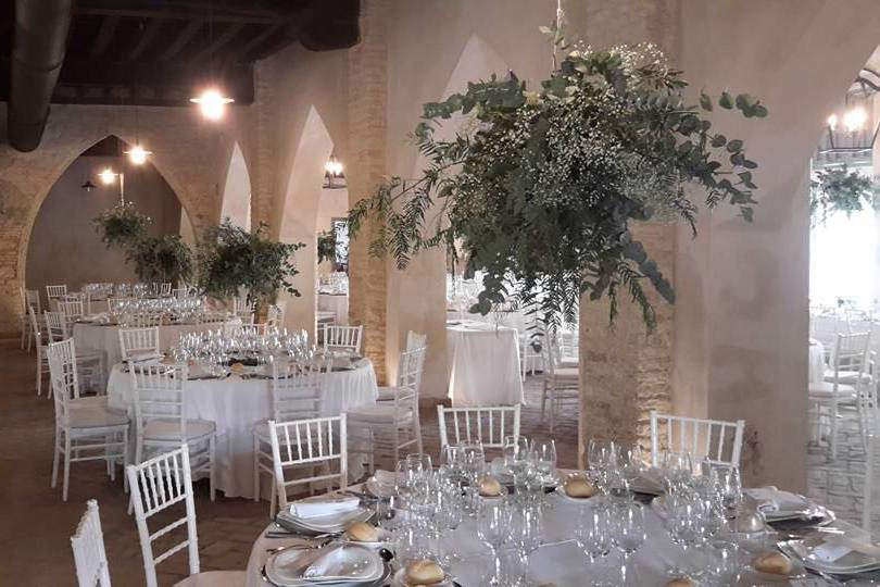 Salón decorado