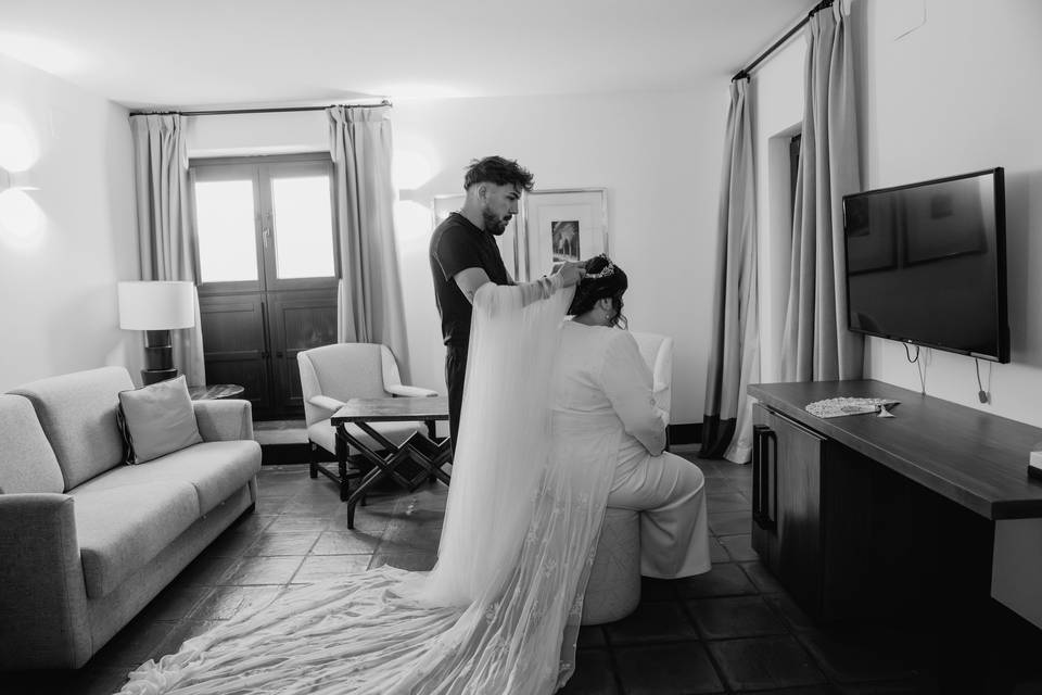 Peinado y maquillaje