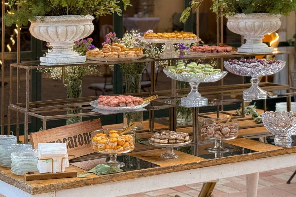 Puesto de macarons