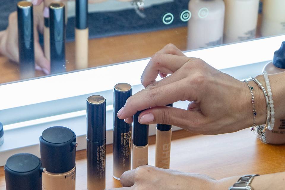 Selección de base de maquillaje