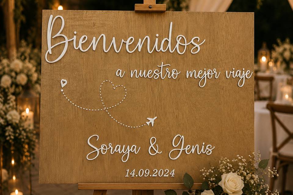Carteles de bienvenida