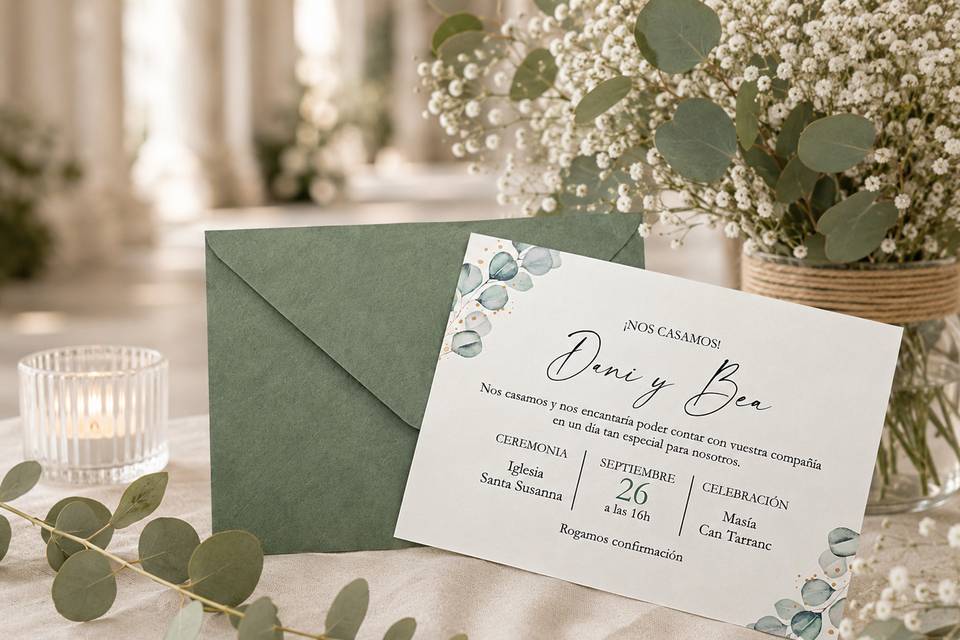 Invitaciones de boda