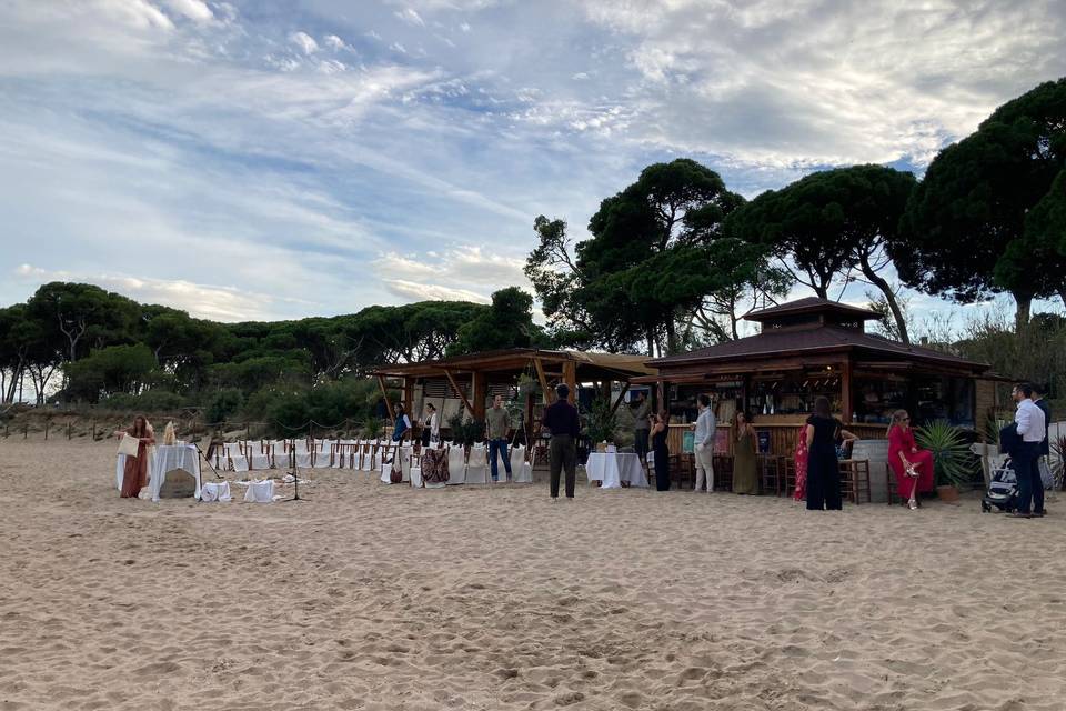 Ceremonia en la playa
