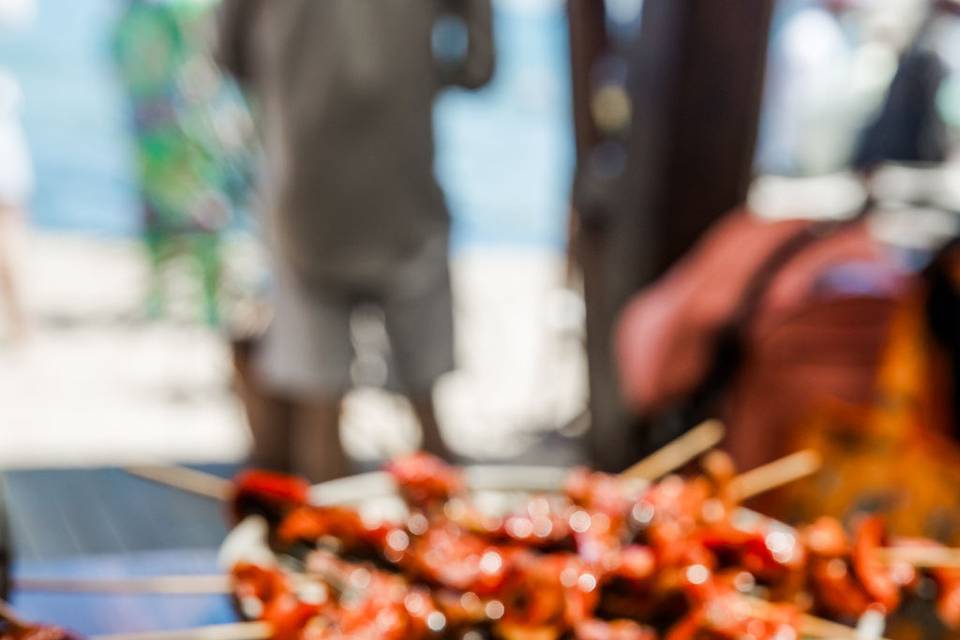 Pinchos de pimientos aperitivo