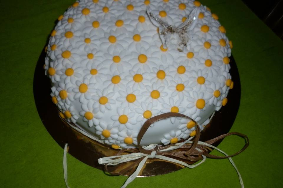 Tarta de flores