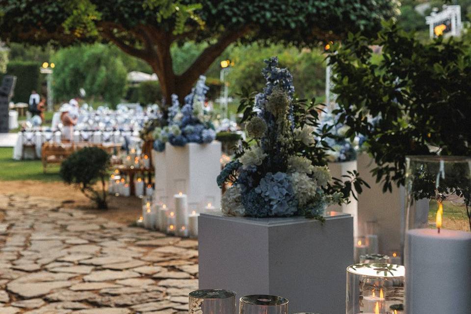 Blue wedding