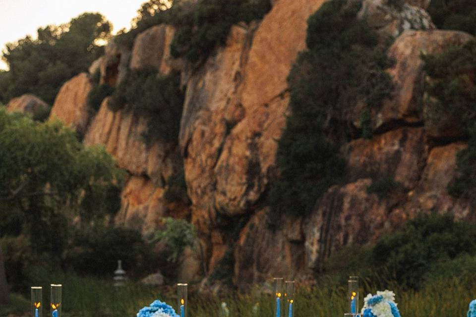 Blue wedding