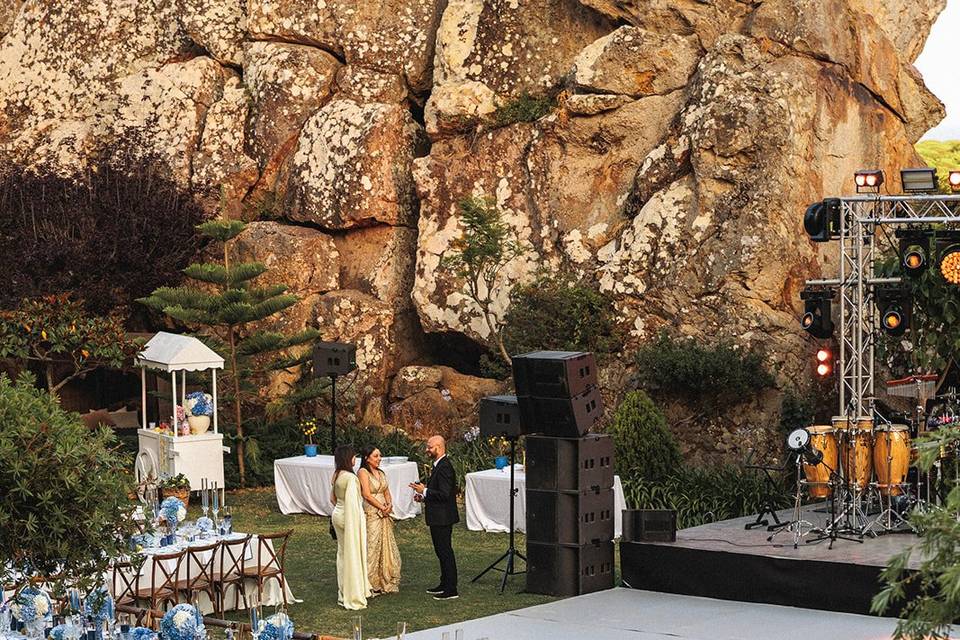 Blue wedding