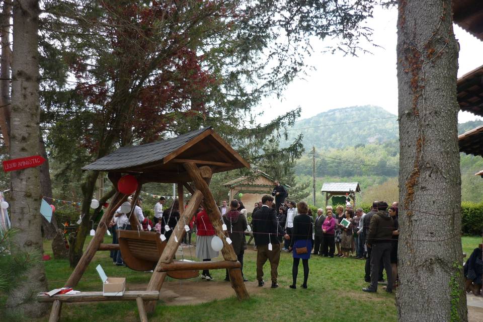 Ceremonia en el jardín