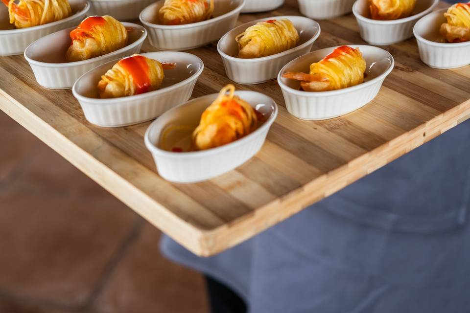 Langostino hilado