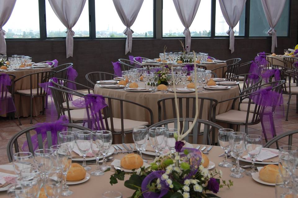 Boda en el salón la plana